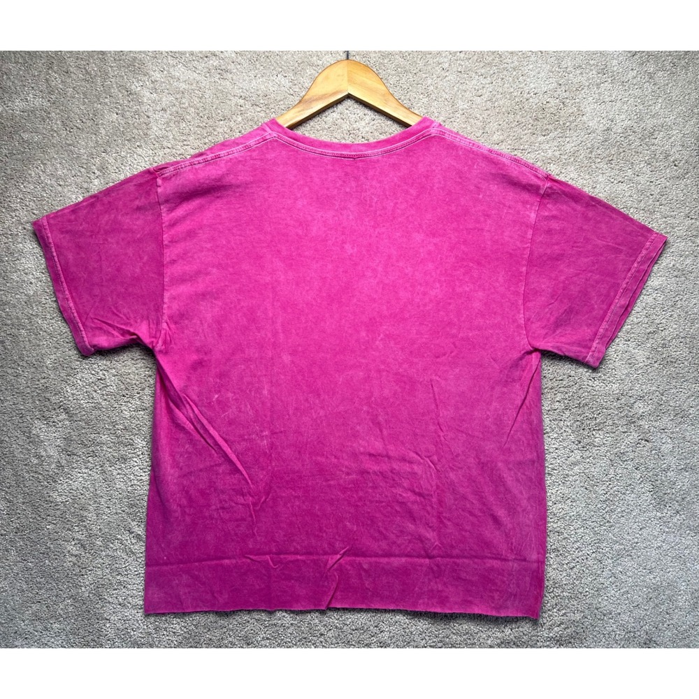Barbie Pink Acid‎ Wash Graphic T Shirt Women's Size Large Barbiecore Retro - Picture 2 of 10